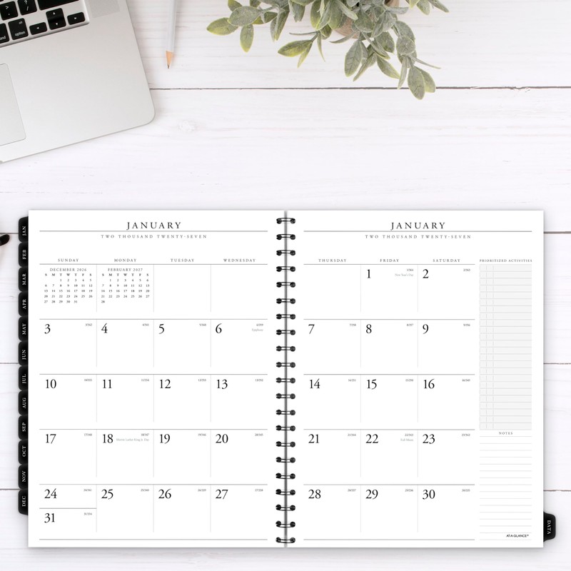 AT-A-GLANCE 2026 Weekly Monthly Refill for 70-NX81, 8-1/4" x 11",