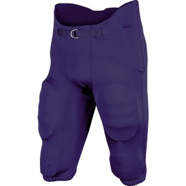 Champro Terminator 2 Integrated Adult Football Pants with Built-in Pads Purple 3X-Large