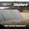 DieHard Solar Panel, 120-Watt, Foldable, Flexible, Lightweight, Portable - Designed