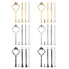 6 Set Tiered Tray Hardware for Cake Stand Mold Crown