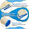 Qunclay 4 Packs Straw Beach Mat Waterproof Non Slip Straw
