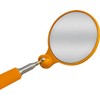 MAG-MATE IMS123HVO Telescoping Round Stainless Inspection Mirror, 36", Hi-Viz Orange