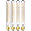 Leools T10 Led Long Bulbs 8W,E26 Dimmable Tubular Bulb,Equivalent 75