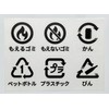 Garbage Sorting Stickers, Trash Can, Seal, Outdoor Set, Spilling Garbage,