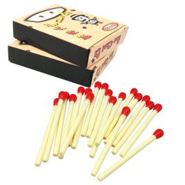 Funny live 40Pcs Match Shaped Ballpoint Pen, Creative Matches Rollerball Pens Novelty Pens for Office School Supplies, 0.5mm Medium Point, Blue Ink