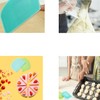 3Pcs Dough Scraper, PP Plastic Flexible Bowl Scraper, Sharp Edge