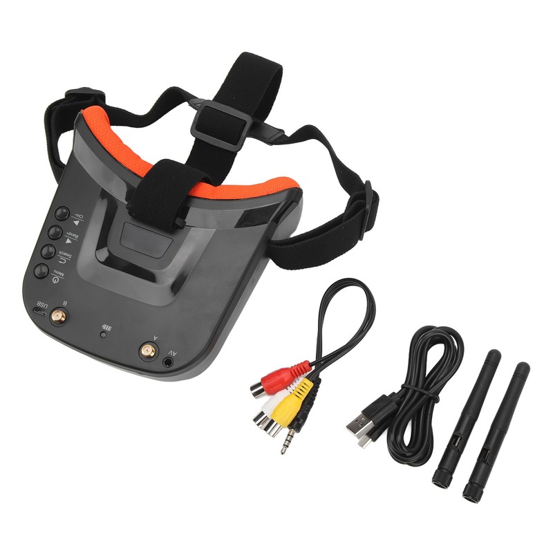 3inch FPV Glasses 5.8G Double Antenna Reception Wearable 40CH Transmission