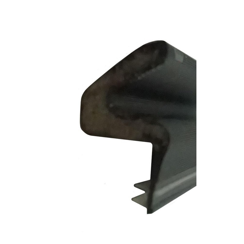 WRS .650" Q-Lon Door Seal/Weatherstripping with Kerf Mount - Black