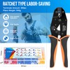 fioay Crimping Pliers Cable Lugs Set, Cable Lug Pliers Crimping
