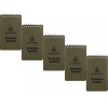 GLORYFIRE Waterproof Notebook 5 Pack 3X5 Inches 96 Pages Durable