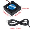 4 Pack USB Brushless Cooling Fan 40mm High Performance DC