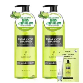 All Day 올데이 스멜커버 청소년샴푸 라임바질앤만다린 400ml 2개 All Day Smell Cover Teen Shampoo Lime Basil & Mandarin 400ml 2ea