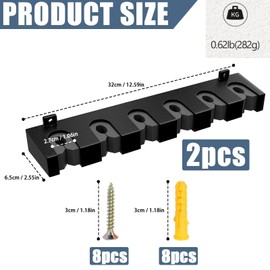 KGGZKG 1 Pair Rod Holder Wall Horizontal Fishing Rod Holder Wall Fishing Rod Wall Mount Rod Stand Fishing Rod Stands Storage of 6 Rods for Garage Wall Ceiling Mounting Boat