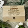 ukgiftstoreonline Grandad Remembrance Large Wooden Memory Keepsake Box Gift