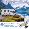 Sissinda Cam Locks RV Storage Locks Keyed Alike, 1-1/2” Fits