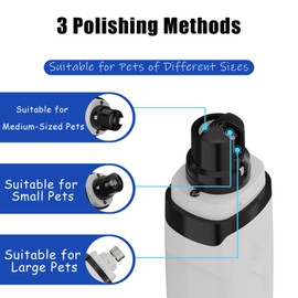 Silent Groom Pro Nail Grinder, Silent Groom Pro Pet Nail Clipper,Rechargeable Dog Nail Grinder, Safe Effective Portable Pet Nail Trimmer for Home Use