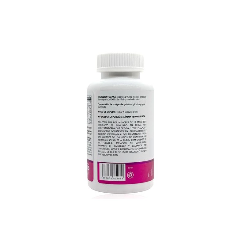 Myo Chiro Inositol Capsulas Natural Health