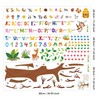 Zonon 3 Sheets Animal Alphabet and Numbers Tree Wall Decals