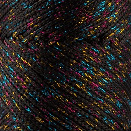Sensy - Cuerda de poliéster brillante de 1,5 mm, 164 yardas, 90% polipropileno, 10% poliéster, cordón de macramé, cordón de ganchillo, cuerda de macramé, hilo de ganchillo, regalo para tejer, color