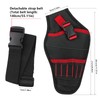 Hippodance Tool Bag Belt, Electrician Drill Holder Belt Waist Pockets