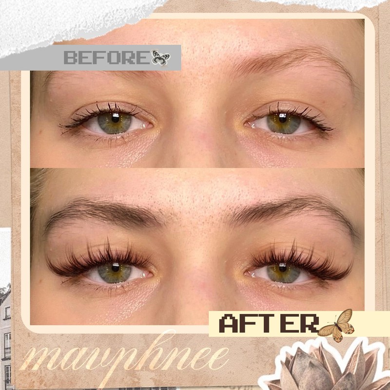 Anime Cluster Lashes Brown Cluster Eyelash Extensions Fairy Eyelash Clusters