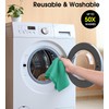 KitchLife Microfiber Cleaning Cloth Roll - Tear-Away Reusable Microfiber Paper