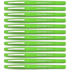 Paper Mate Flair Felt Tip Pens, Medium Point, Pack of 12 (Light Green)