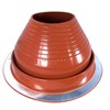 Dektite #6 Red Silicone Metal Roof Pipe Flashing, High Temp,