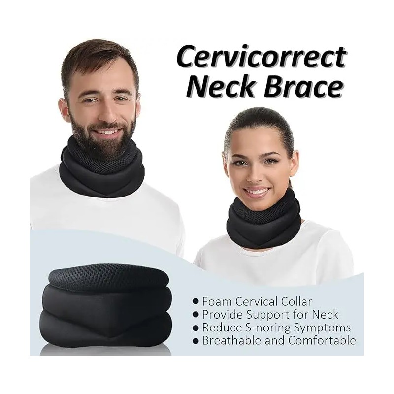 Foam Neck Support Brace for Daily Comfort – Adjustable Cervical