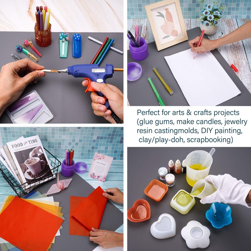 Gartful Silicone Craft Sheet Dark Gray 27.6" x 19.7" -