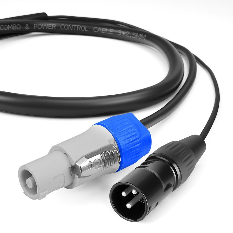 SMALL-EYE 3 Pin DMX & Power Combo Link Cable 6