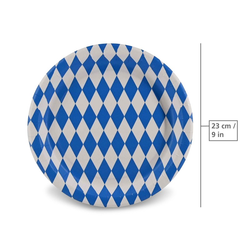 Heku Oktoberfest Decorative Paper Plates Pack of 10 23 cm