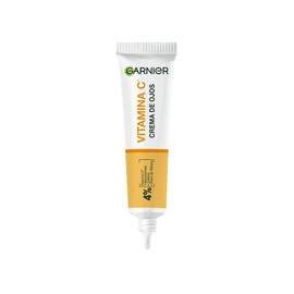 Garnier Express Aclara Crema de Ojos, Reduce Ojeras y Líneas Finas, Mejora la Tez, Ilumina la Piel y Minimiza Manchas, Fórmula con Vitamina C + Niacinamida + Cafeína, 15 ml