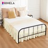 RIMELA Cream Bed Skirts with Split Corners King Size 15
