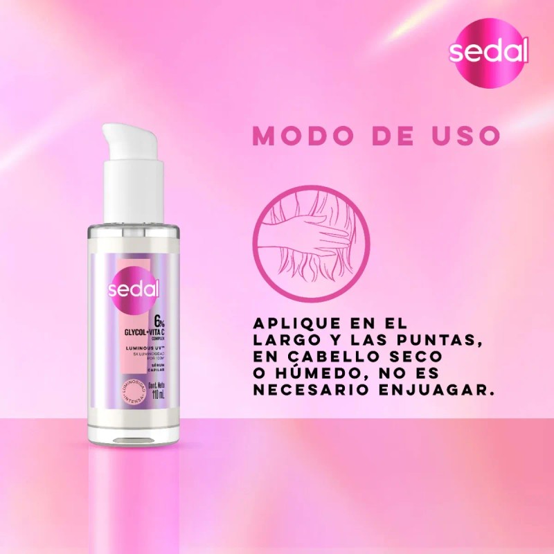 Sérum Luminoso Uv Leave In 110ml Sedal