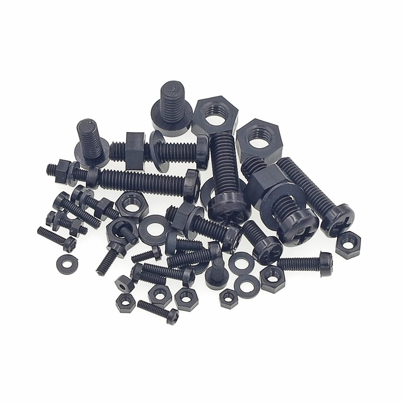 MCMASKE 750PCS Metric M2 M2.5 M3 M4 M5 M6 Nylon