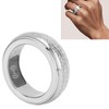 Smart Activity Tracker Ring With Charging Case Rhinestone Decorative IP67