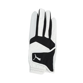 Puma Golf Phantom Leather Gloves (Right Hand), Men's, Bright White, Black, 22, bright white/PUMA black