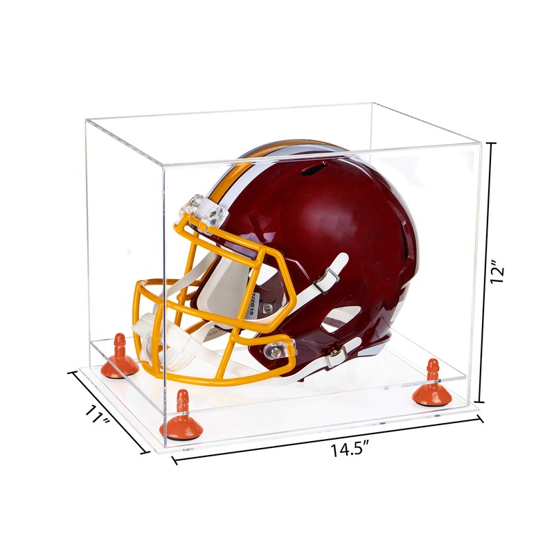 Better Display Cases Clear Acrylic Catchers Helmet Display Case with