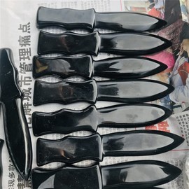 WGPHDW Meditation Home Decor, 1pcs Natural Quartz Crystal Dagger Hand Carved Crystal Obsidian Knife Crafts Healing Crystal Stone Home Decoration Gifts Gifts,Natural Crystal (Size : 1pc)