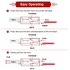 41PCS Terminal Removal Tool Kit with Pin Extractor and 3V-72V
