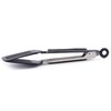 Norpro 8" Stainless Steel Mini Slotted Spatula Locking Serving Tongs