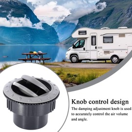 Air Conditioner Vent - RV Air Outlet | Round Conditioning Outlets for Most Vehicles Trucks Boats Automobile RV Yacht Applications Airflow Control