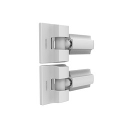 Barrette Outdoor Living Heavy-Duty Modern Hinge, White