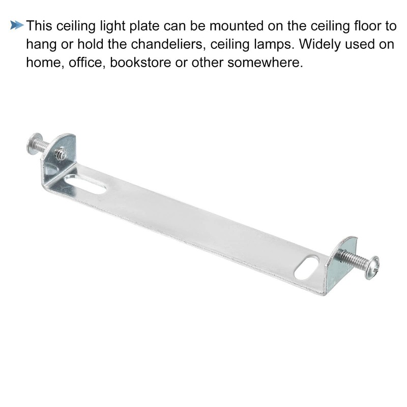 TOP-VIGOR 1Set Light Fixture Ceiling Bracket, 110mm Ceiling Light Plate