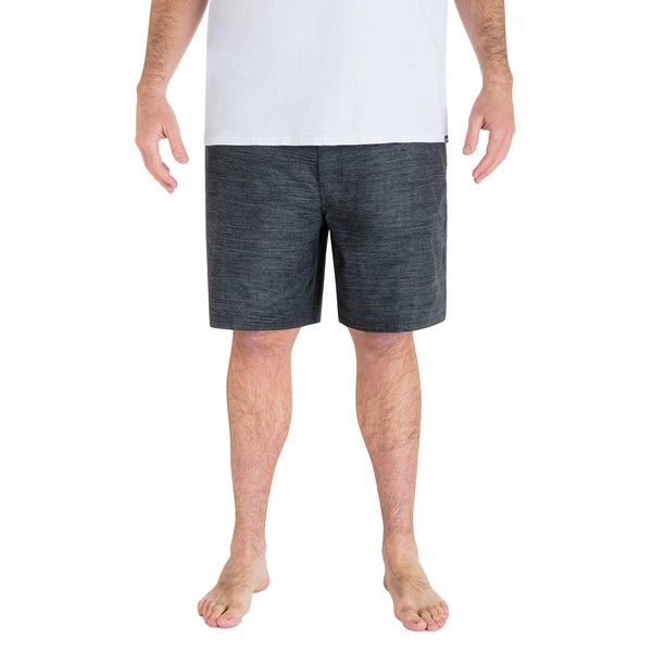 Hurley Men's Big & Tall H2O-Dri Breathe Stretchband Shorts, Black,