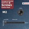 Kozelo 30pcs Cap Bolt Cap Screw [M2-0.4 x 20mm] Hex