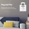 Digital Thermostat Plug Socket Reptile Temperature Controller Outlet Plug 230V