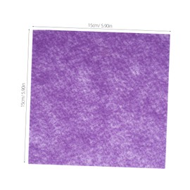 SEWACC 50pcs Colorful Felt Craft Sheets Soft Non Woven Fabric Squares for DIY Projects Patchwork and Quilting for Schools and Home Crafts Each