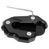 Worldmotop Motorcycle Kickstand Pad Enlarger Extension Side Stand Plate Pad